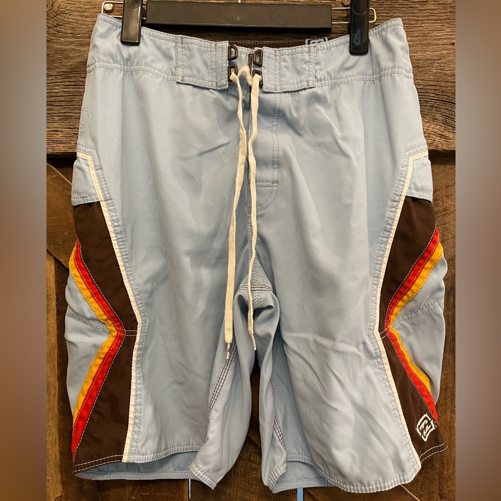 Baby blue Billabong swim shorts size 32